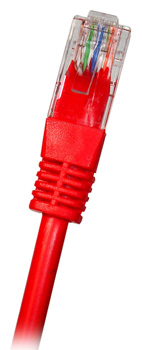 CAT5E UTP RJ45 Ethernet-kaapeli 1m Punainen
