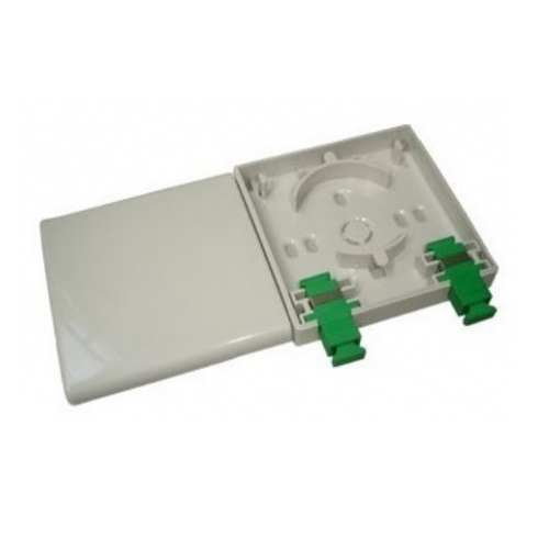 DatoLink FTB-102 FTTH Face Plate 2 Cores 86x86x23mm
