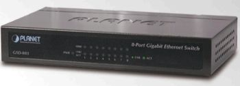 Planet GSD-803 8x 10/100/1000BaseT Gigabit Ethernet kytkin