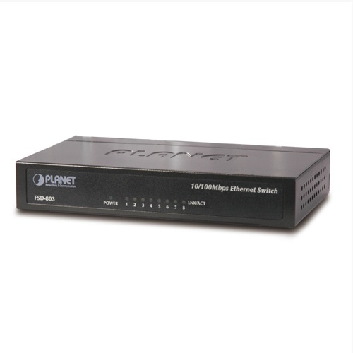 Planet FSD-803 8-Port 10/100Mbps Fast Ethernet Switch