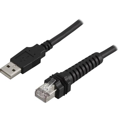 Datalogic CAB-438 USB-kaapeli viivakoodinlukijalle PowerScan, (POS-813A)