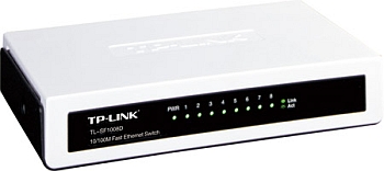 TP-Link TL-SF1008D 8x10/100 Fast Ethernet kytkin