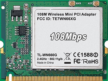 TP-Link TL-WN660G WLAN Adapter Mini PCI 108M